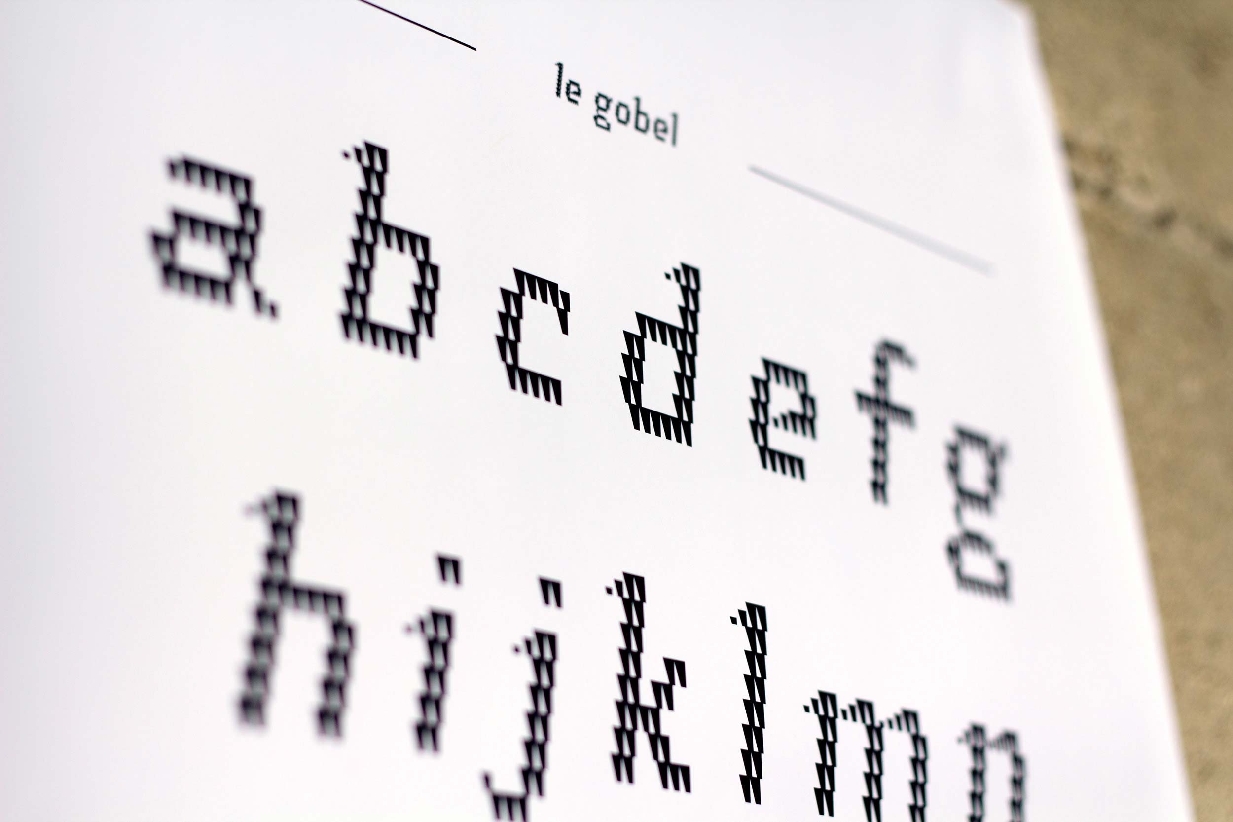 Le Gobel – Direction artistique, dessin typographique, photographie