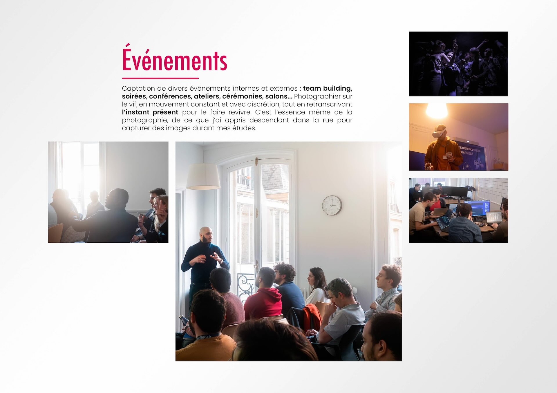 Événements - Portfolio 4/6