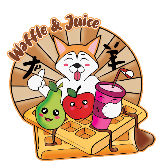 Logo Waffle&Juice illustratif