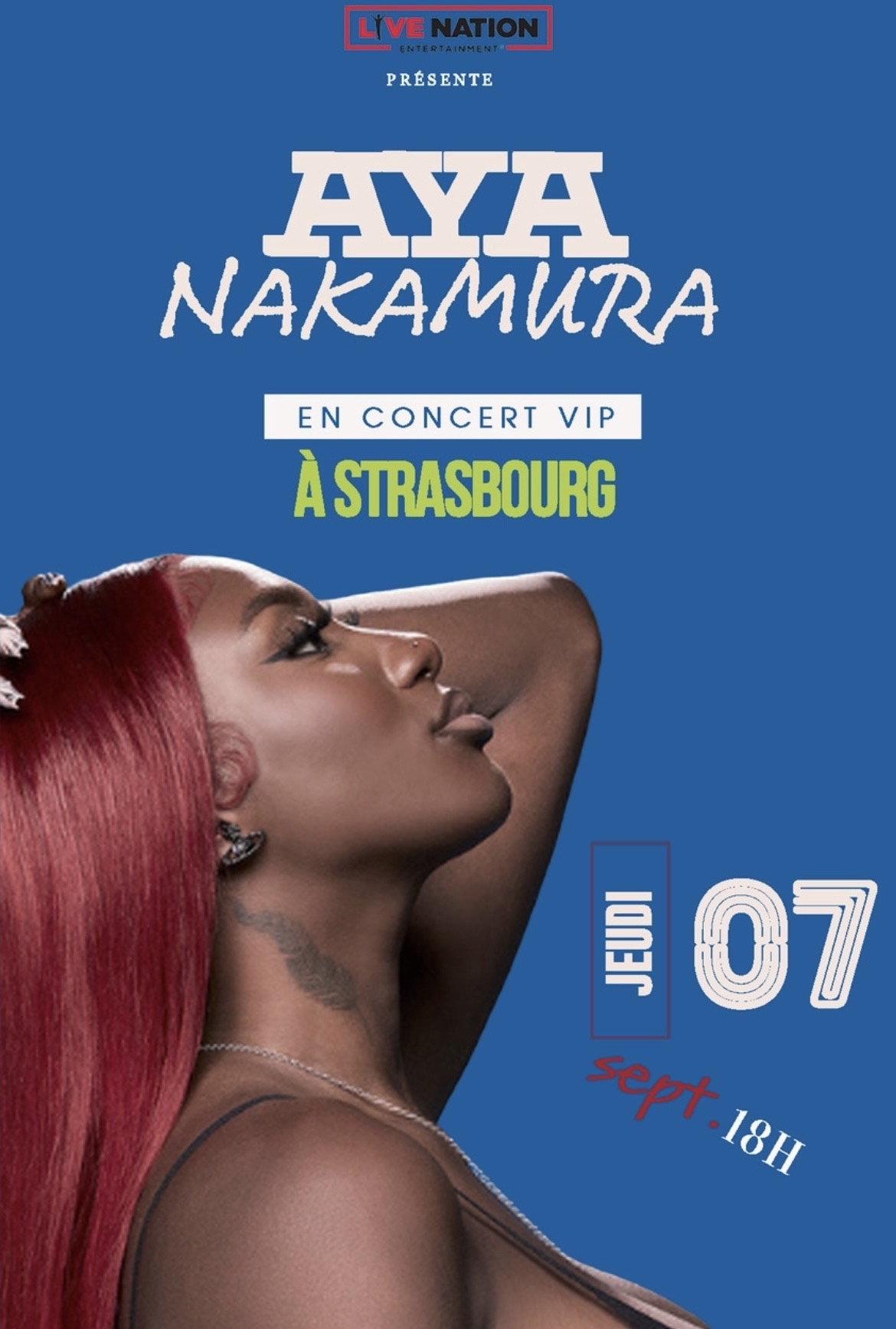 Affiche concert Aya Nakamura