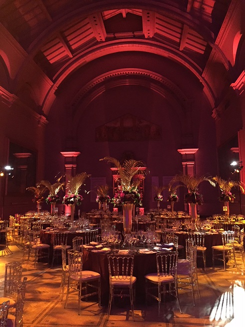 Directrice de Project pour Diner de Gala au Victoria & Albert Museum a Londres pour 400 personnes