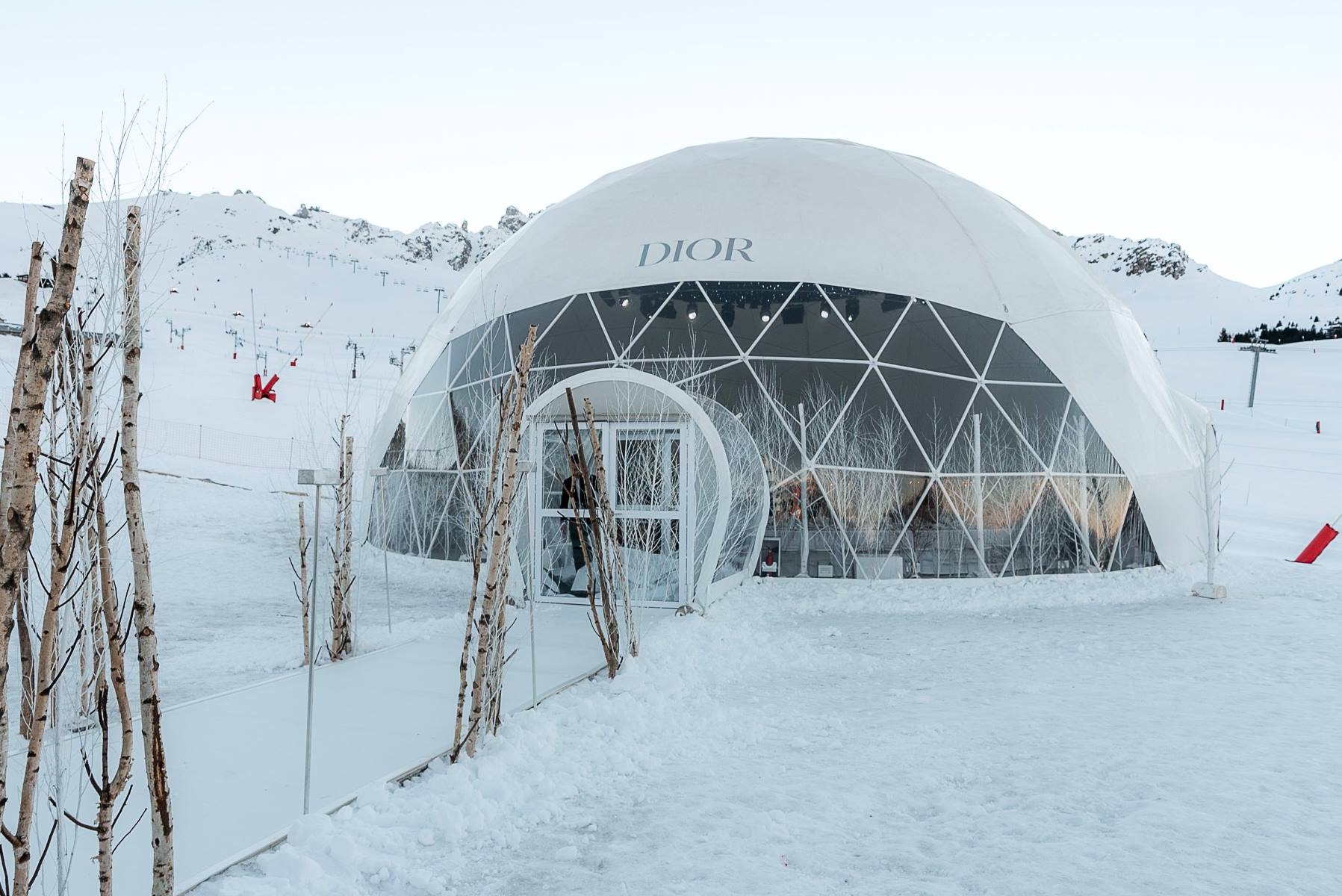 Scénographie / Défilé privé Dior - Courchevel