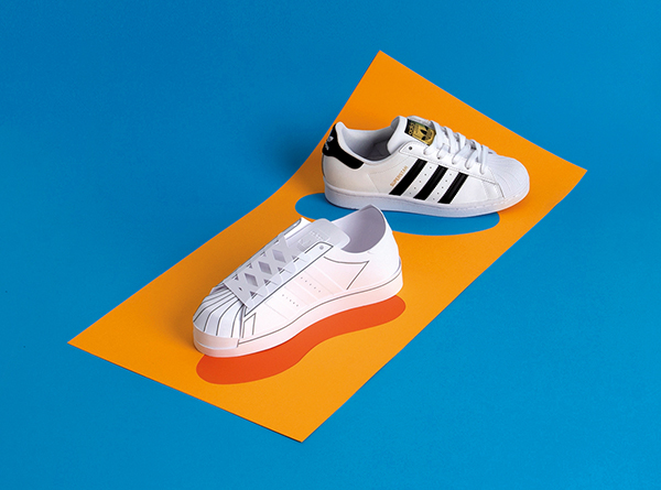 Adidas Superstar - Paper Toy